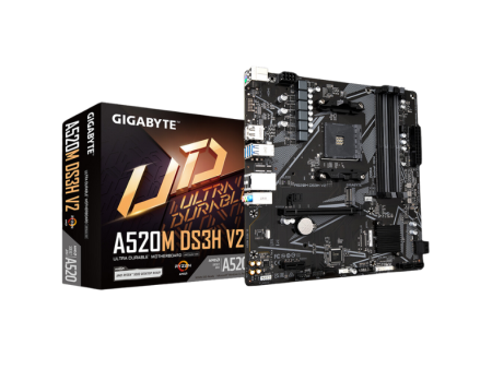 Gigabyte A520M DS3H V2 (AM4) Motherboard For Sale