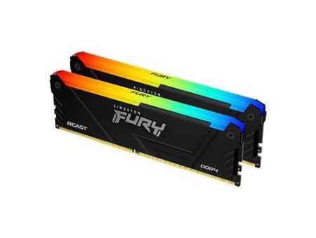 Kingston Fury Beast RGB 32GB 2x16GB DDR4 3200 C16 Desktop Memory KF432C16BB2AK2 32 For Cheap