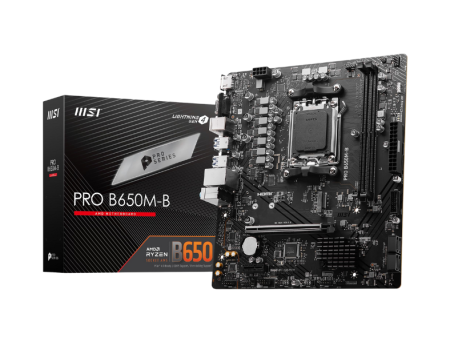 MSI Pro B650M-B 4*DDR5 AM5 Motherboard 911-7E28-005 For Discount