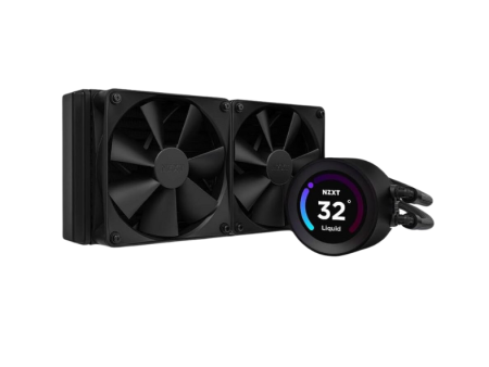 NZXT Kraken Elite 240 Black Customize LCD Liquid Cooler RL-KN24E-B1 Cheap