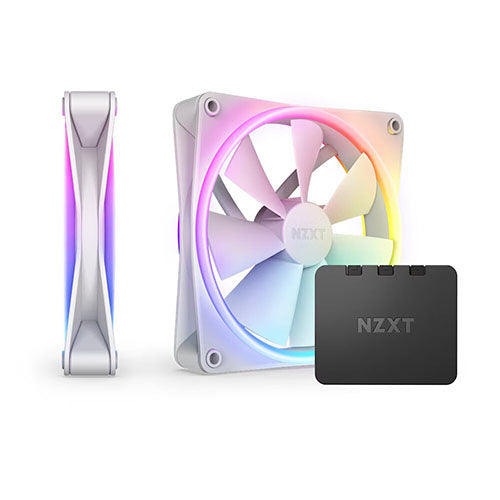 NZXT F140 RGB Duo 2pack 140mm Fan ( White RF-D14DF-W1 | Black RF-D14DF-B1 ) Sale