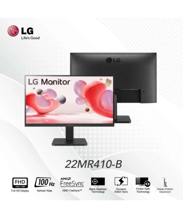 LG 22MR410-B 22   VA 100Hz FHD 5ms Freesync Monitor Fashion