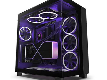 NZXT H9 Elite TG 4x120mm USB-C 1A ATX Case ( Black CM-H91EB-01 | White CM-H91EW-01 ) Sale