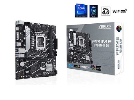 Asus Prime B760M-K D4 mATX 2*ddr4 (LGA 1700) Motherboard Discount