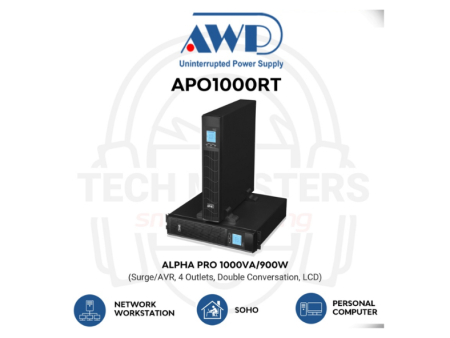 AWP Wise APO1000RT 1000VA 900W Rackmount Tower UPS Cheap