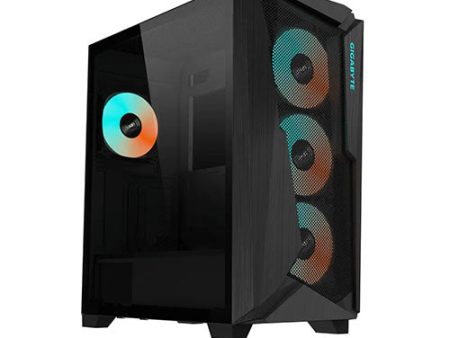 Gigabyte C301G TG RGB ATX Mid-Tower PC Case w  4x ARGB Fan GB-C301G Online Sale