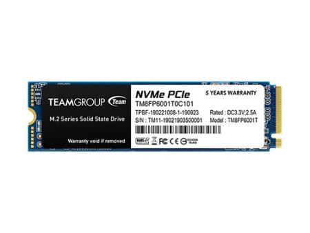 Team Group MP33 M.2 1TB 2280 PCIe 3.0 x4 NVMe 1.3 3D NAND Internal SSD TM8FP6001T0C101 Online now