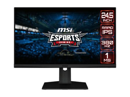 MSI G253PF 24.5  Rapid IPS 380Hz 1920X1080 1ms Esports Gaming Monitor Online Sale