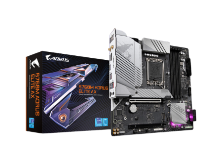 Gigabyte B760M Aorus Elite AX DDR5 LGA1700 Motherboard Fashion