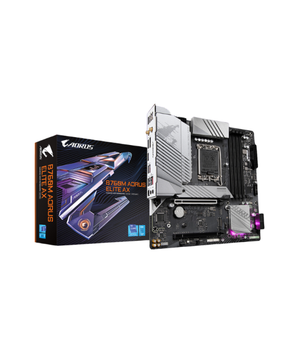 Gigabyte B760M Aorus Elite AX DDR5 LGA1700 Motherboard Fashion