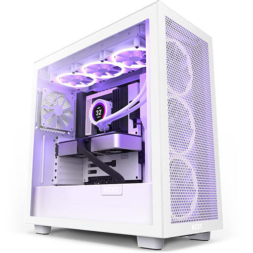 NZXT H7 Flow RGB TG Mesh ATX Case ( Black CM-H71FB-R1 | White CM-H71FW-R1 ) Online now