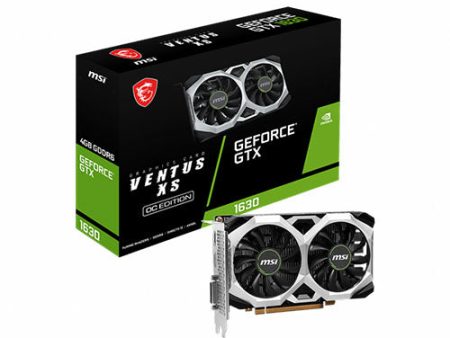 MSI GTX 1630 Ventus XS 4G OC Graphics Card 912-V809-4204 For Cheap