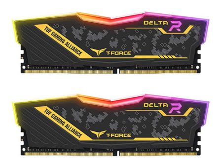 T-Force Delta TUF RGB 16GB DUAL DDR4 3600MHz TF9D416G3600HC18JDC01 Desktop Memory Hot on Sale