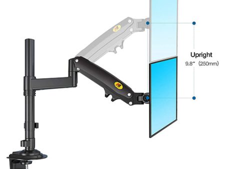 North Bayou H100 Single Deskmount 22-35  (75x100) 2-12kg For Sale