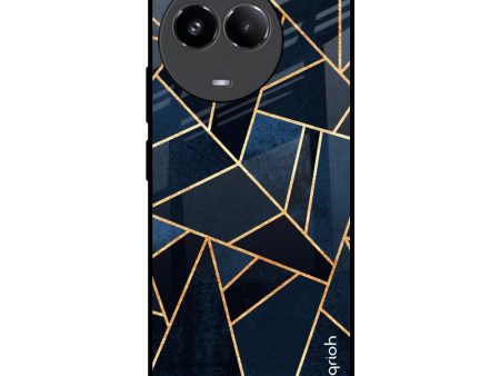 Abstract Tiles Glass Case for Realme 11x 5G Online