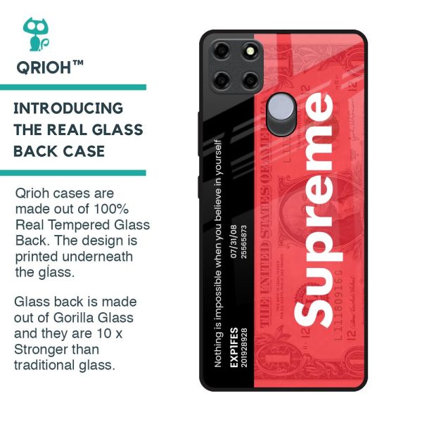 Supreme Ticket Glass Case for Realme C25 Online