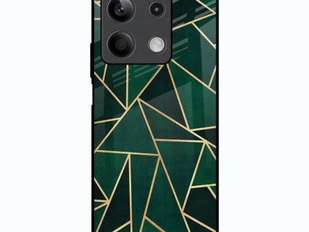 Abstract Green Glass Case For Redmi Note 13 5G on Sale