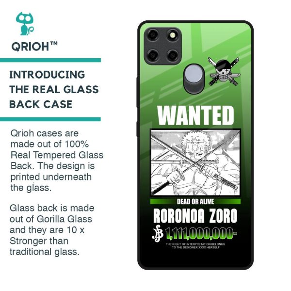 Zoro Wanted Glass Case for Realme C25 Cheap