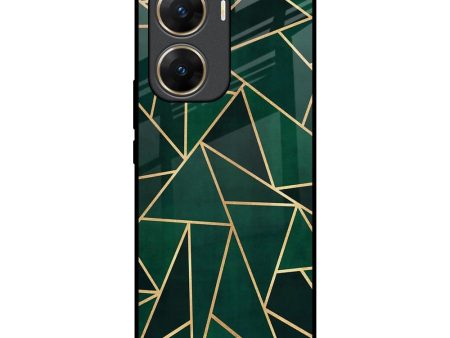 Abstract Green Glass Case For Vivo V29e 5G For Sale