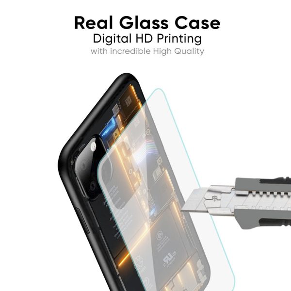 Glow Up Skeleton Glass Case for iPhone 11 Online Sale