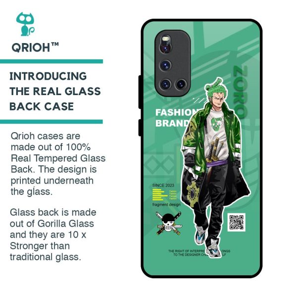 Zoro Bape Glass Case for Vivo V19 Fashion