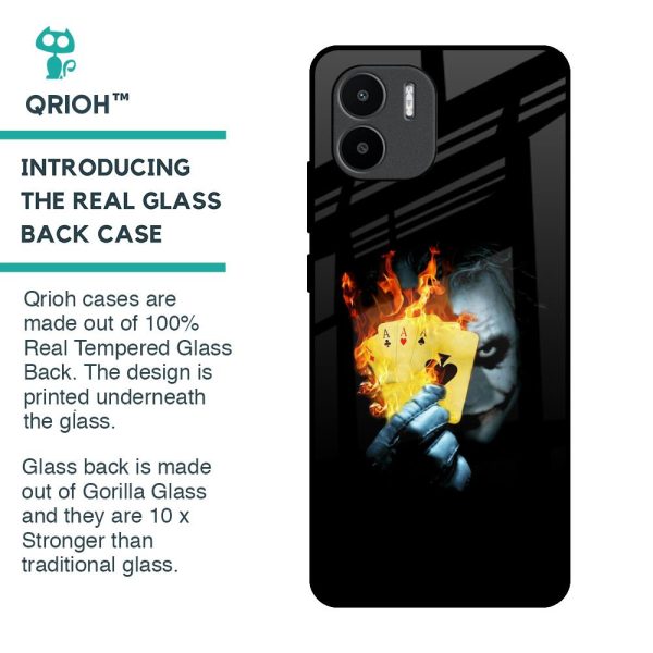 AAA Joker Glass Case for Redmi A1 Sale