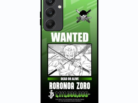 Zoro Wanted Glass Case for Samsung Galaxy A25 5G Online