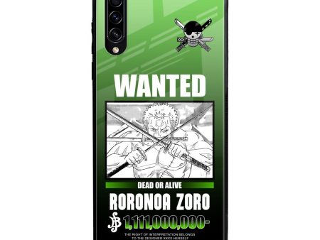 Zoro Wanted Glass Case for Samsung Galaxy A50s Online