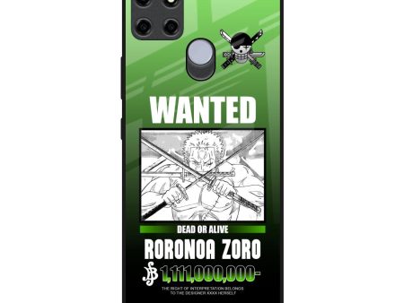 Zoro Wanted Glass Case for Realme C25 Cheap