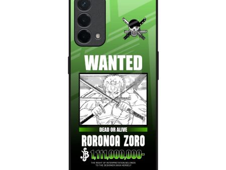 Zoro Wanted Glass Case for Oppo F19 Online