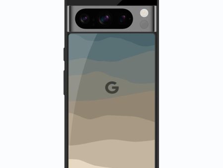 Abstract Mountain Pattern Glass Case for Google Pixel 8 Pro Sale