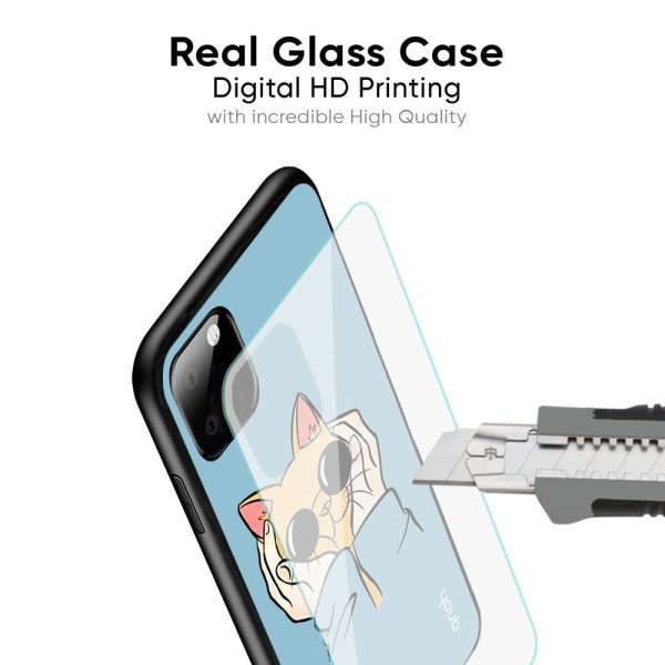 Adorable Cute Kitty Glass Case For Redmi 13C Supply