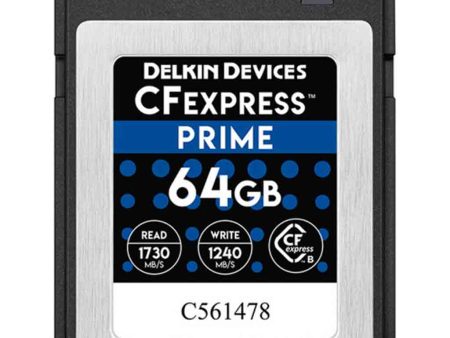 Delkin 64GB Prime CFexpress Type B Online