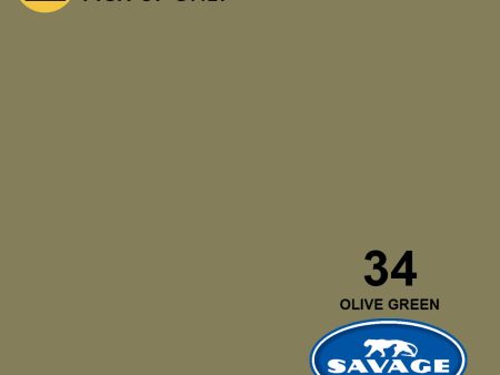 Savage 107  Olive Green Seamless Background Paper Online