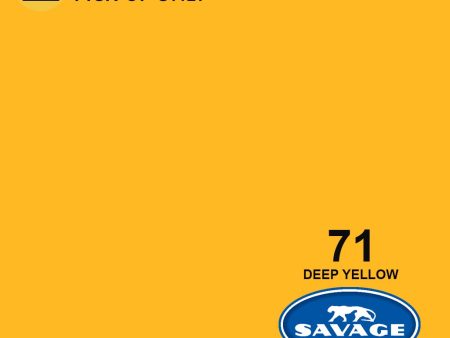 Savage 53  Deep Yellow Seamless Background Paper For Sale