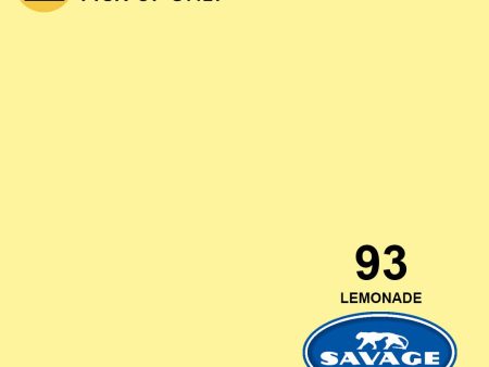 Savage 107  Lemonade Seamless Background Paper Discount